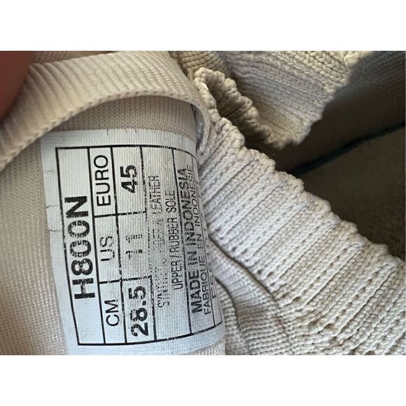 Asics Gel-Lyte V Sanze Knit Beige Textile Mens Lace Up Trainers H800N Us Sz 11 - Picture 5 of 6